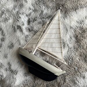 Handmade Wooden Sailboat